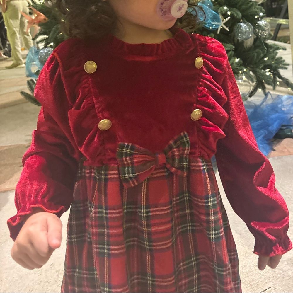 Christmas toddler dress